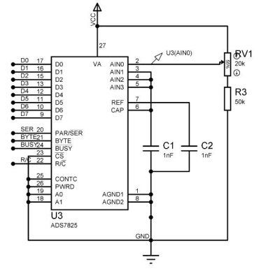 單片機ADS7825電池電量監測電路與程序設計——基于51單片機的集成電路設計實踐